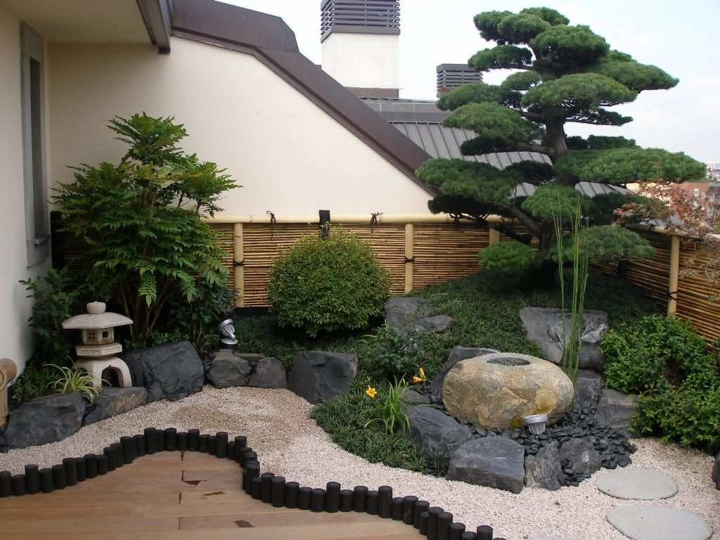 Peyzaj elemanları zen bahçesi